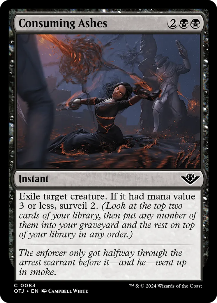 Consuming Ashes — Outlaws of Thunder Junction — Magic: The Gathering