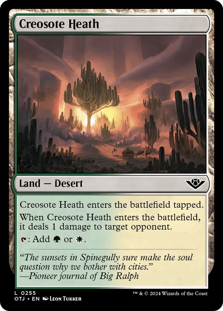 Creosote Heath — Outlaws of Thunder Junction — Magic: The Gathering