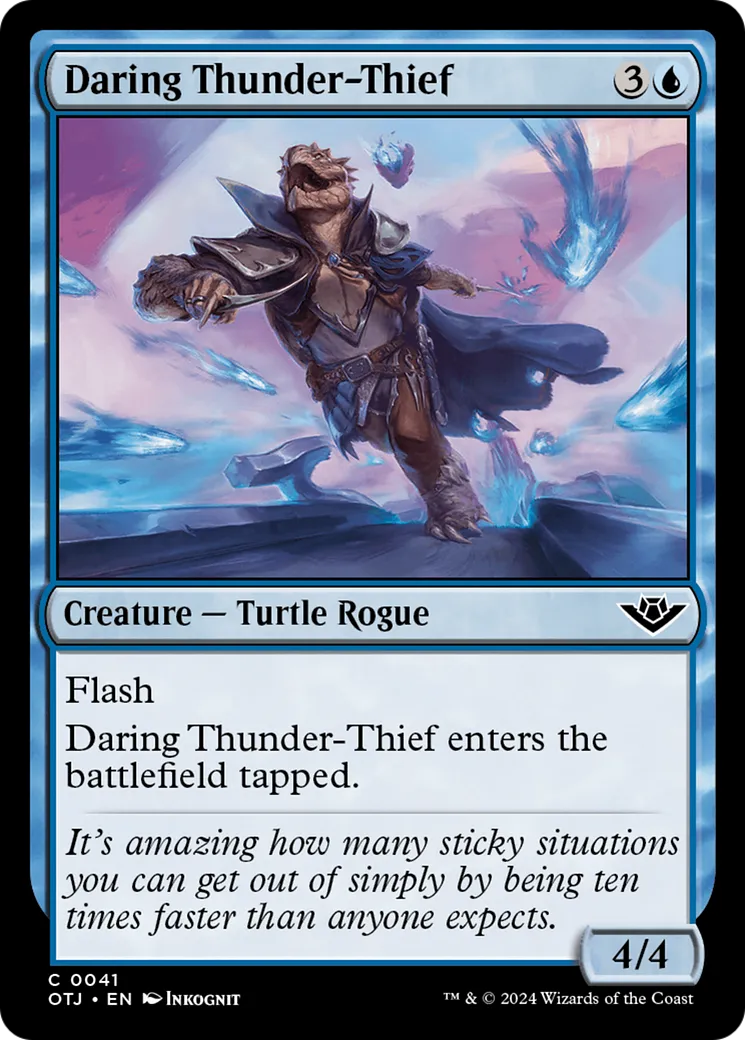 Daring Thunder-Thief — Outlaws of Thunder Junction — Magic: The Gathering