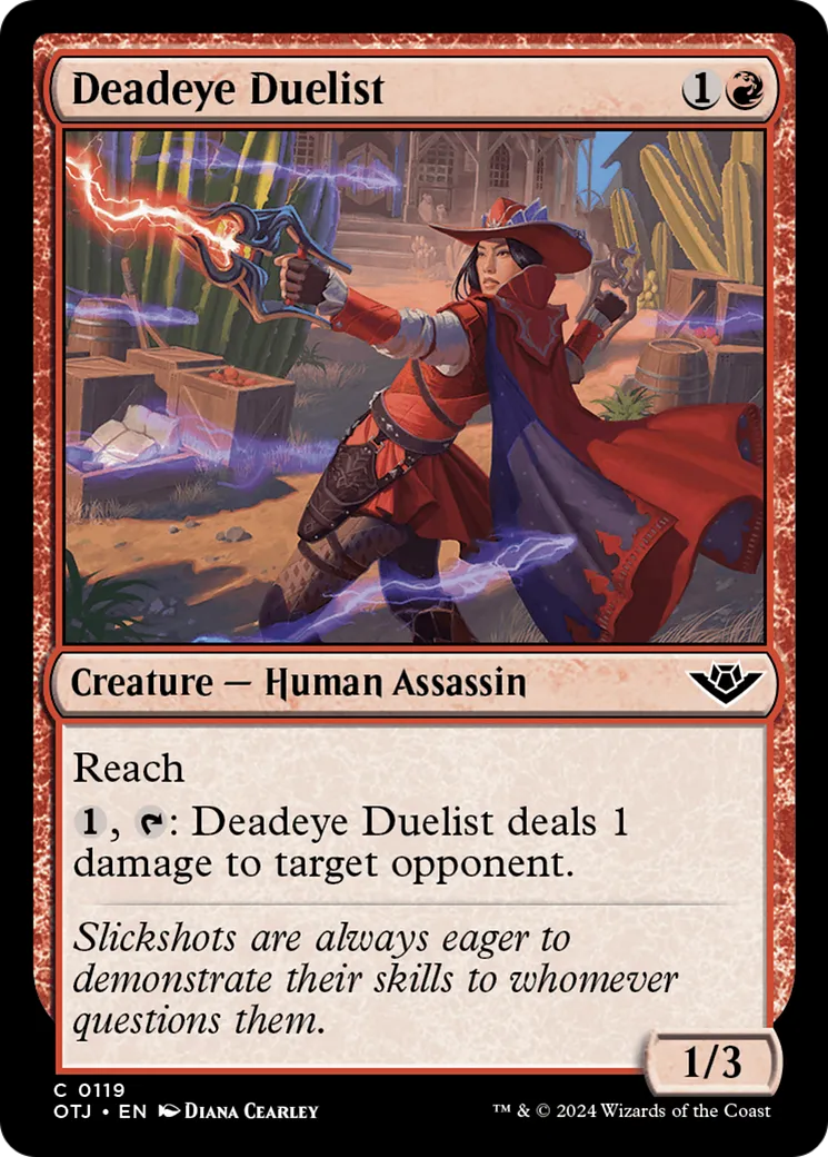 Duelliste œil-de-lynx — Outlaws of Thunder Junction — Magic: The Gathering