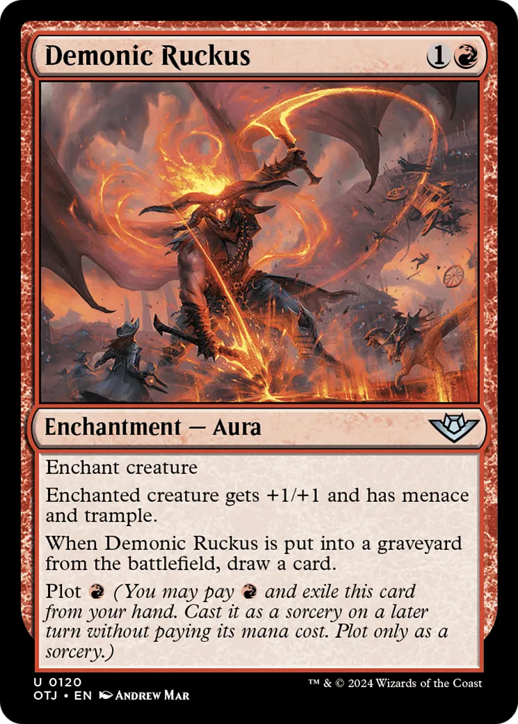 Grabuge démoniaque — Outlaws of Thunder Junction — Magic: The Gathering