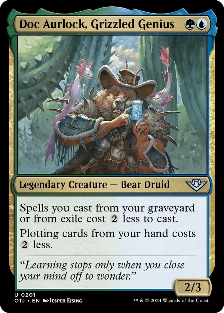 Doc Aurlock, génie grisonnant — Outlaws of Thunder Junction — Magic: The Gathering