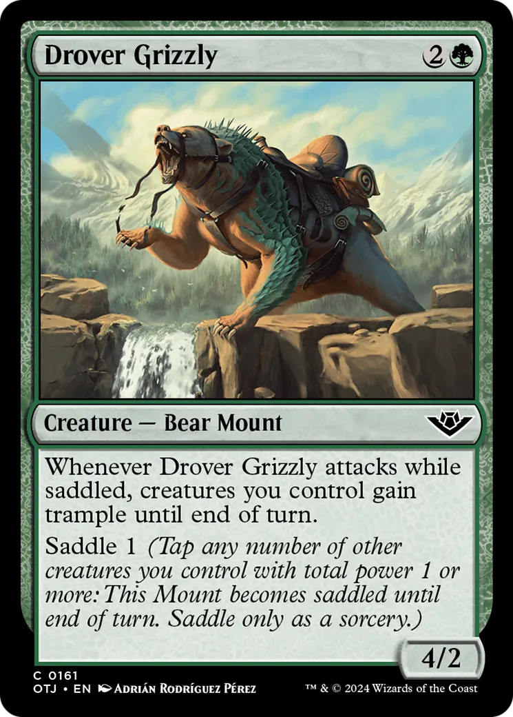 Drover Grizzly — Outlaws of Thunder Junction — Magic: The Gathering