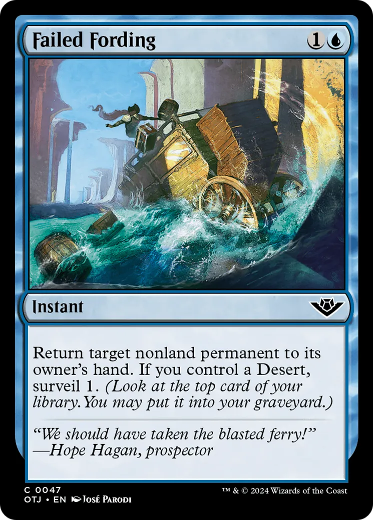 Passage à gué raté — Outlaws of Thunder Junction — Magic: The Gathering