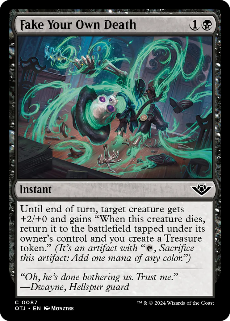 Fake Your Own Death — Outlaws of Thunder Junction — Magic: The Gathering