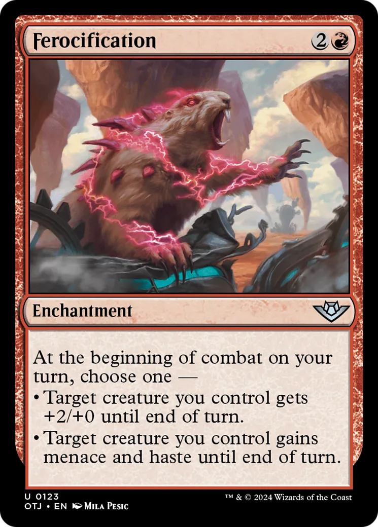 Férocification — Outlaws of Thunder Junction — Magic: The Gathering