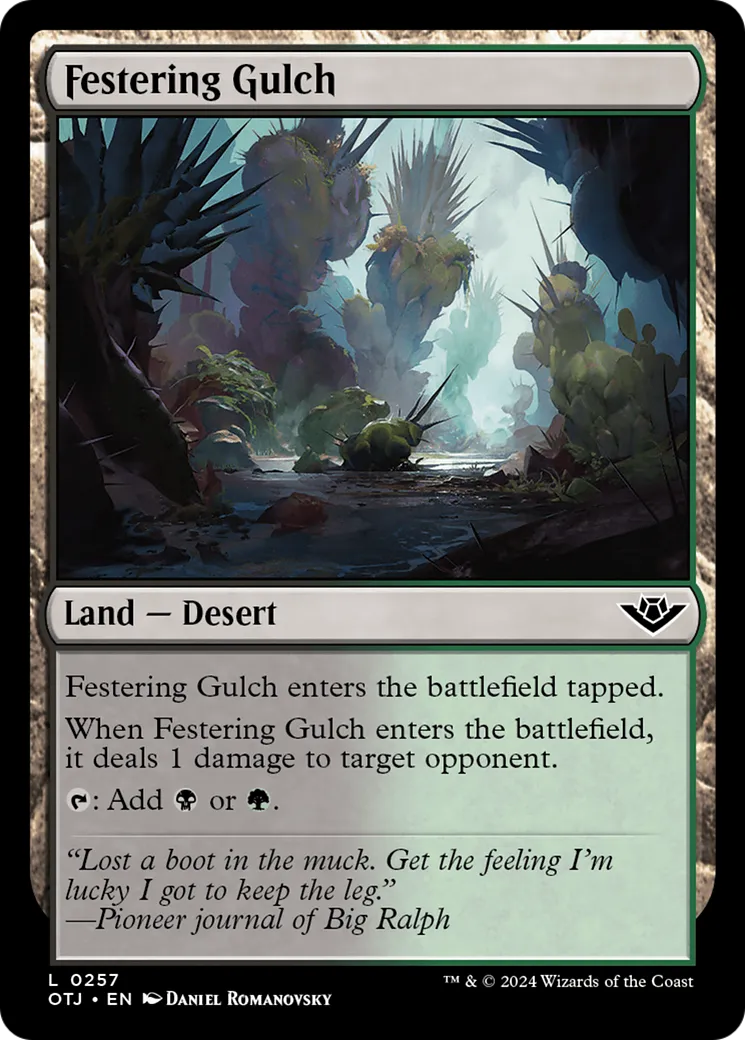 Festering Gulch — Outlaws of Thunder Junction — Magic: The Gathering
