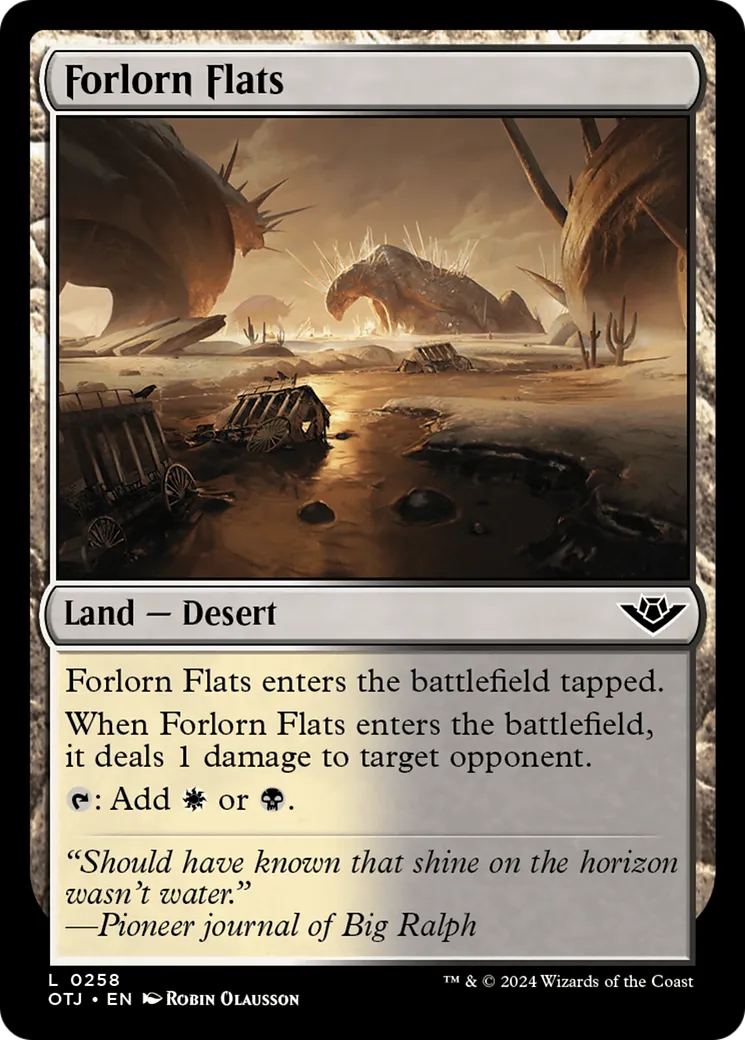 Forlorn Flats — Outlaws of Thunder Junction — Magic: The Gathering