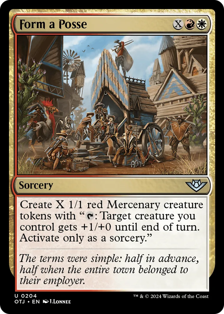 Form a Posse — Outlaws of Thunder Junction — Magic: The Gathering