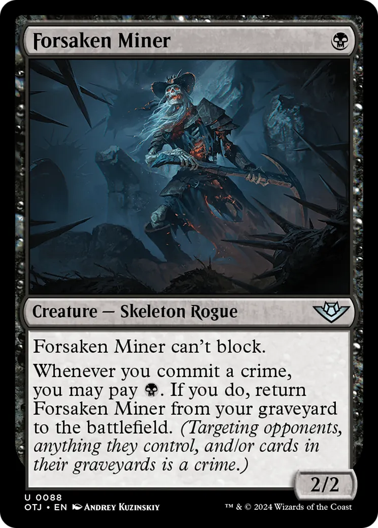 Forsaken Miner — Outlaws of Thunder Junction — Magic: The Gathering