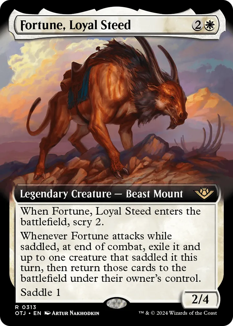 Fortune, Loyal Steed — Outlaws of Thunder Junction — Magic: The Gathering