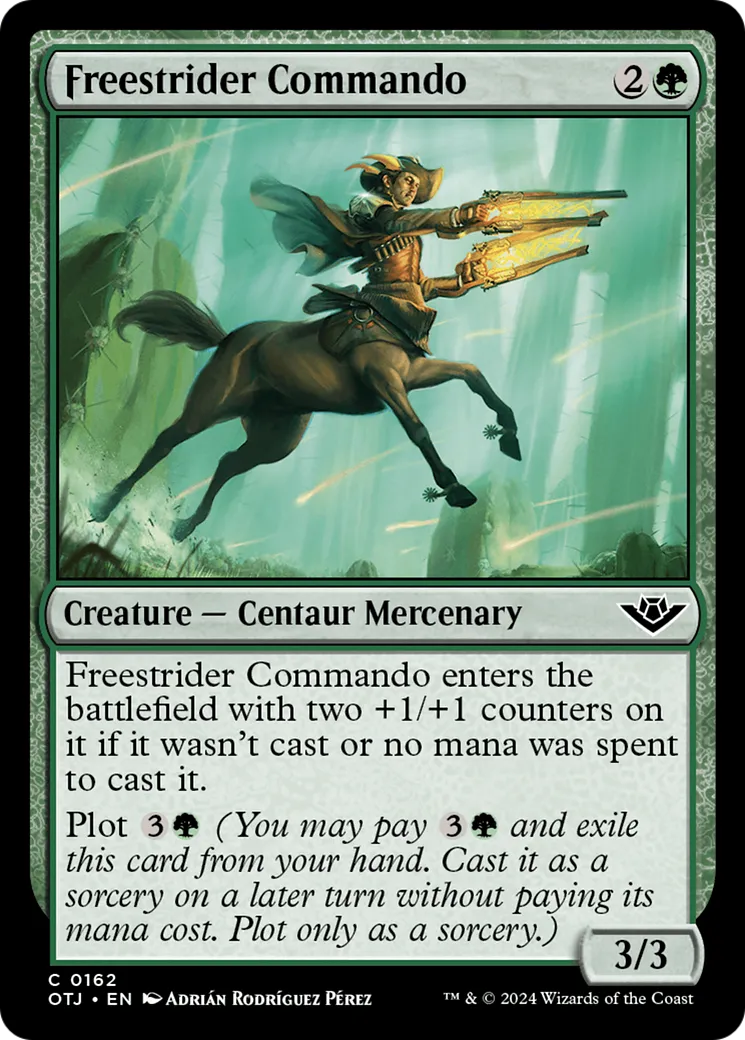 Freestrider Commando — Outlaws of Thunder Junction — Magic: The Gathering