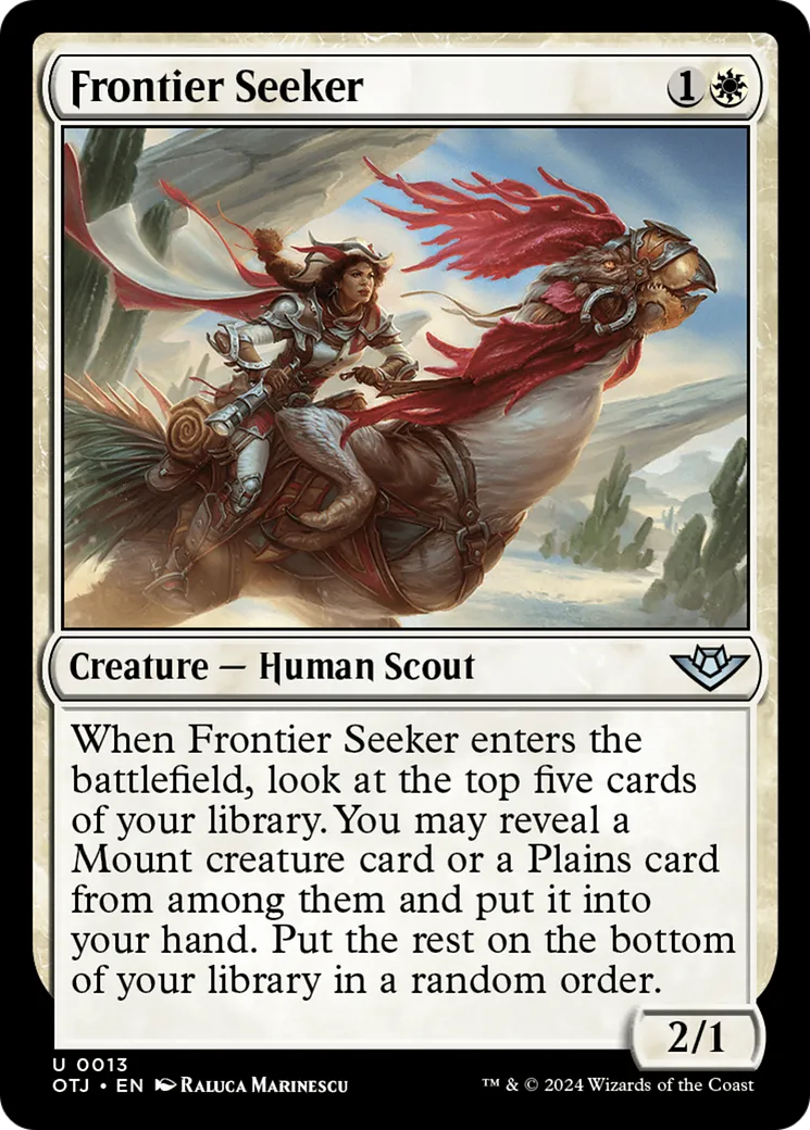 Chercheuse de frontière — Outlaws of Thunder Junction — Magic: The Gathering