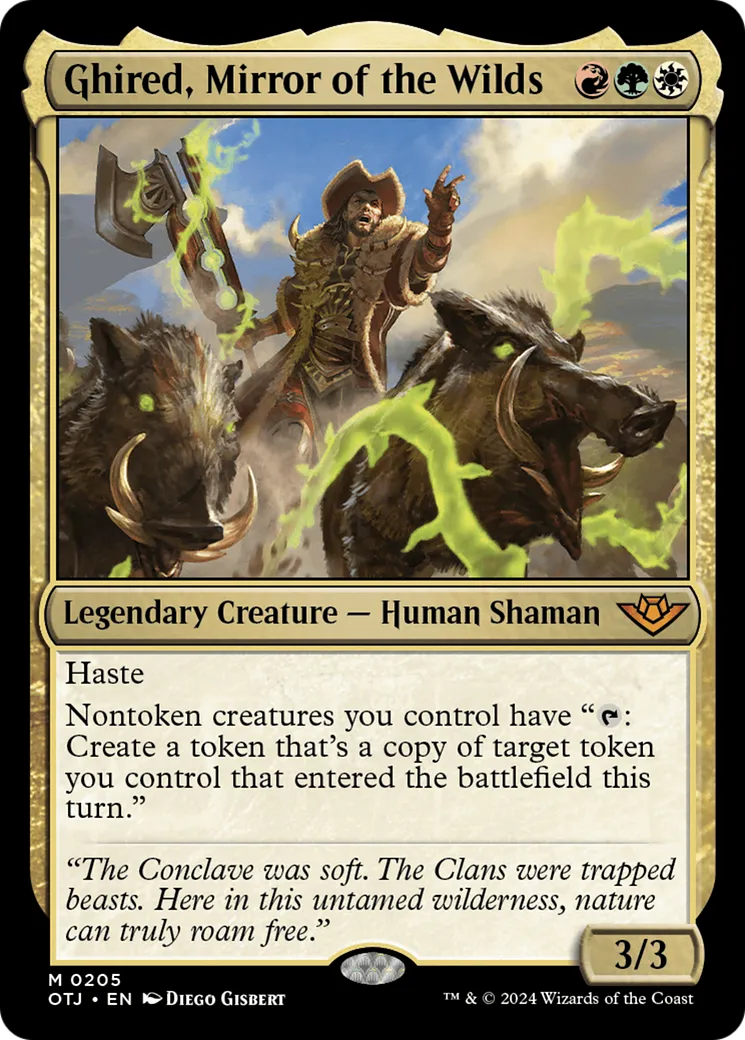 Ghired, miroir des terres sauvages — Outlaws of Thunder Junction — Magic: The Gathering