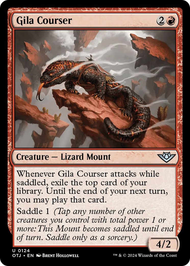 Coursier héloderme — Outlaws of Thunder Junction — Magic: The Gathering