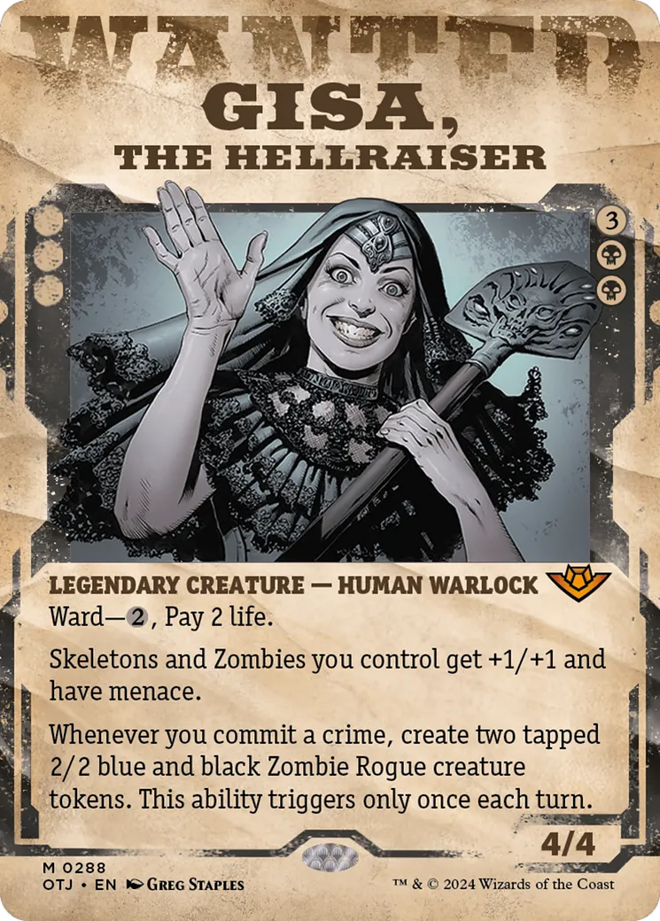Gisa, the Hellraiser — Outlaws of Thunder Junction — Magic: The Gathering