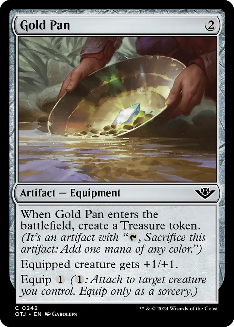 Batée de chercheur d'or — Outlaws of Thunder Junction — Magic: The Gathering
