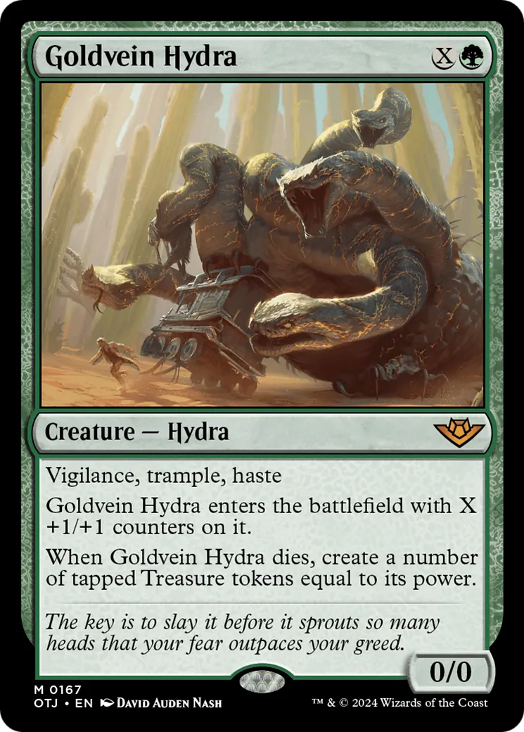 Goldvein Hydra — Outlaws of Thunder Junction — Magic: The Gathering