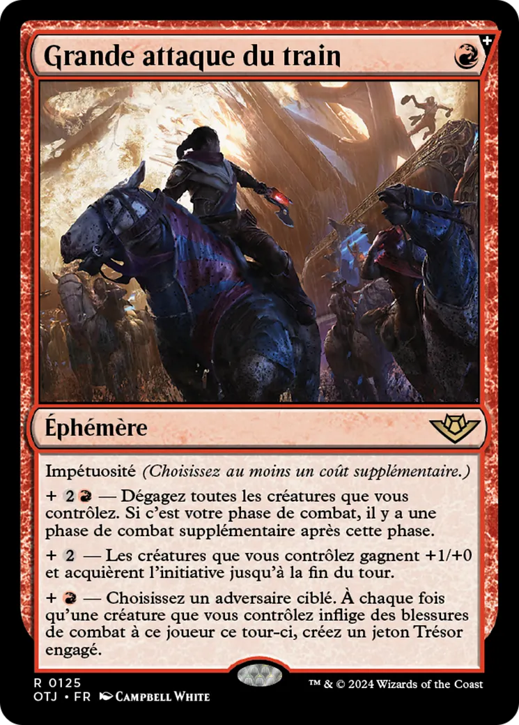 Grande attaque du train — Outlaws of Thunder Junction — Magic: The Gathering