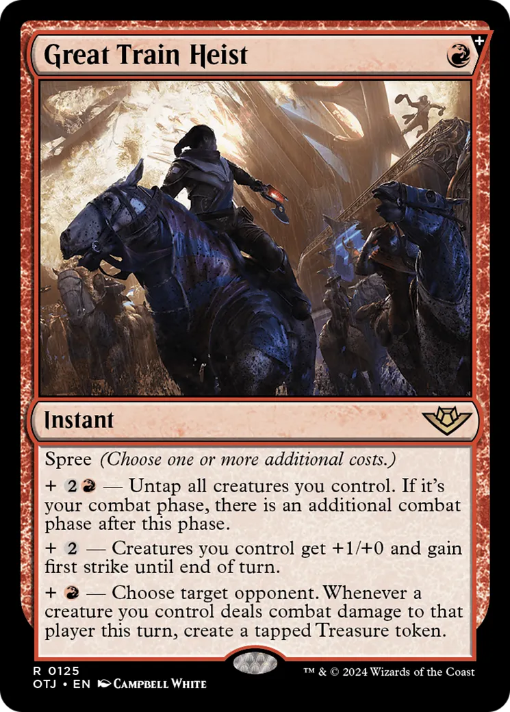 Great Train Heist — Outlaws of Thunder Junction — Magic: The Gathering