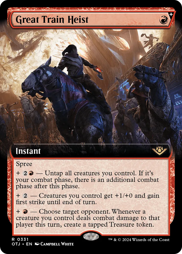 Great Train Heist — Outlaws of Thunder Junction — Magic: The Gathering