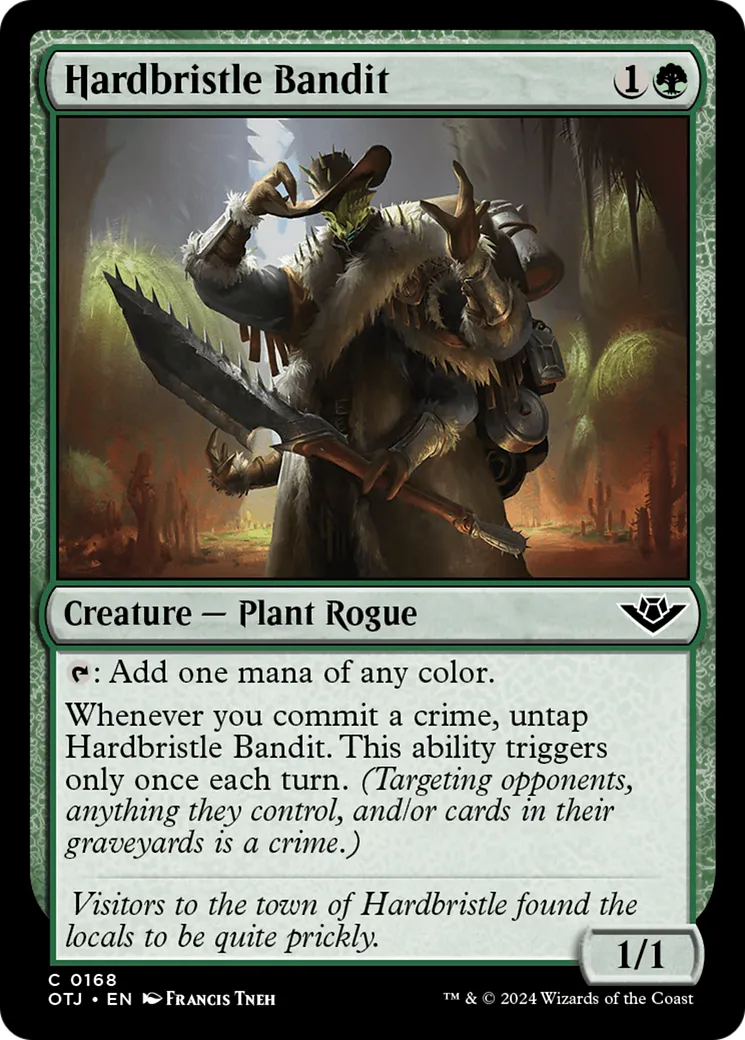 Bandit durépine — Outlaws of Thunder Junction — Magic: The Gathering
