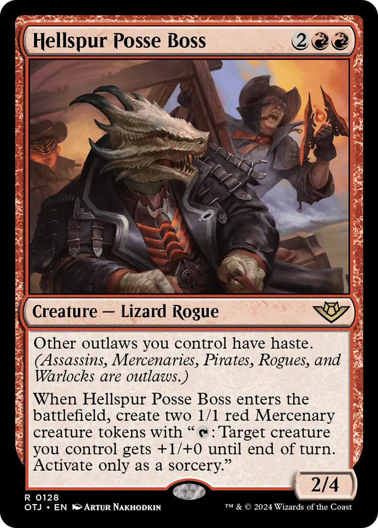 Hellspur Posse Boss — Outlaws of Thunder Junction — Magic: The Gathering