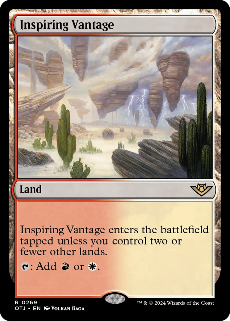 Inspiring Vantage — Outlaws of Thunder Junction — Magic: The Gathering