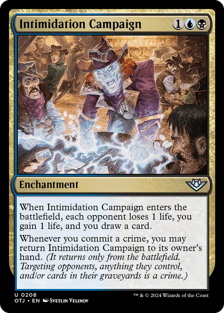 Campagne d'intimidation — Outlaws of Thunder Junction — Magic: The Gathering