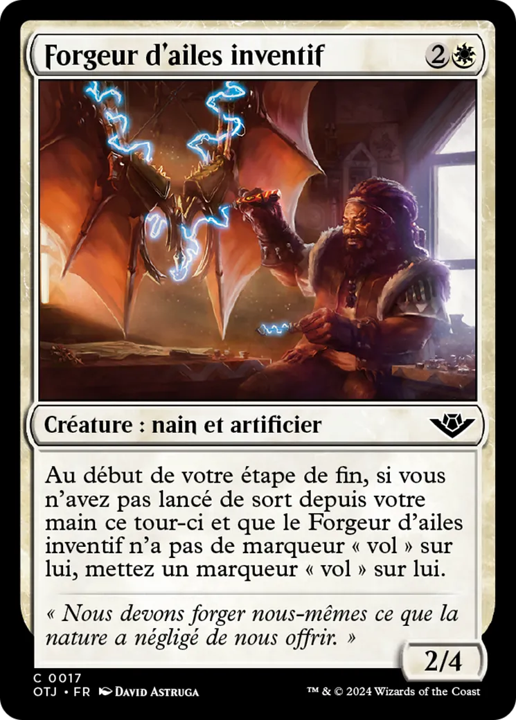 Forgeur d'ailes inventif — Outlaws of Thunder Junction — Magic: The Gathering