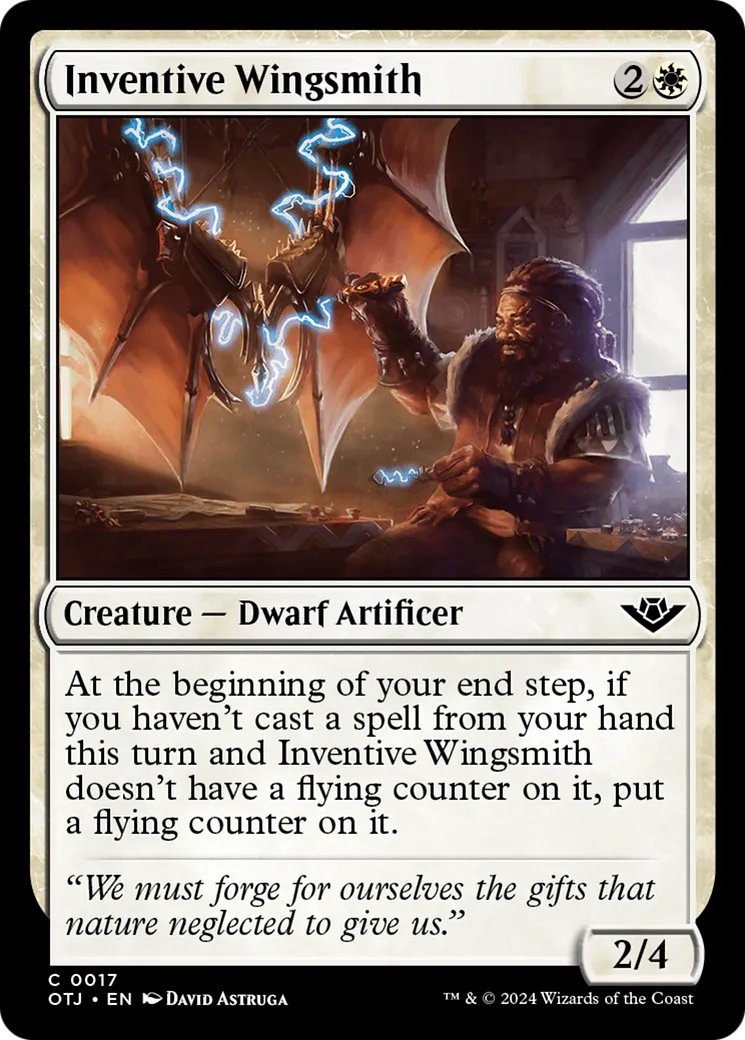 Forgeur d'ailes inventif — Outlaws of Thunder Junction — Magic: The Gathering