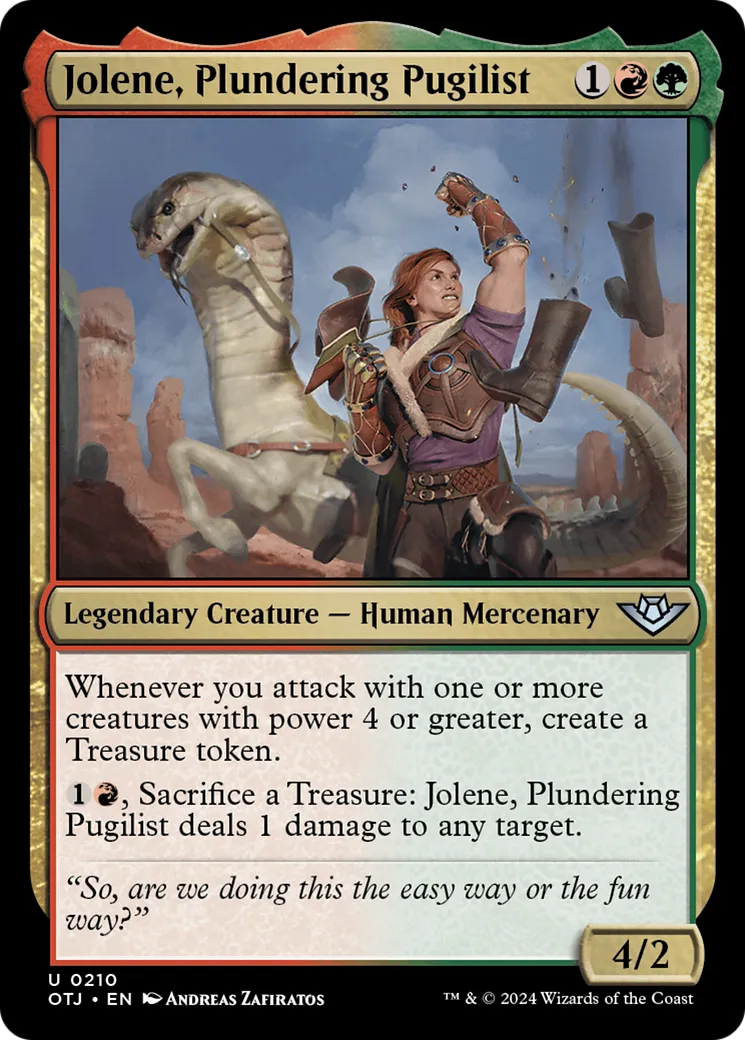 Jolene, Plundering Pugilist — Outlaws of Thunder Junction — Magic: The Gathering