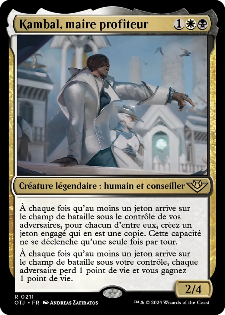 Kambal, maire profiteur — Outlaws of Thunder Junction — Magic: The Gathering