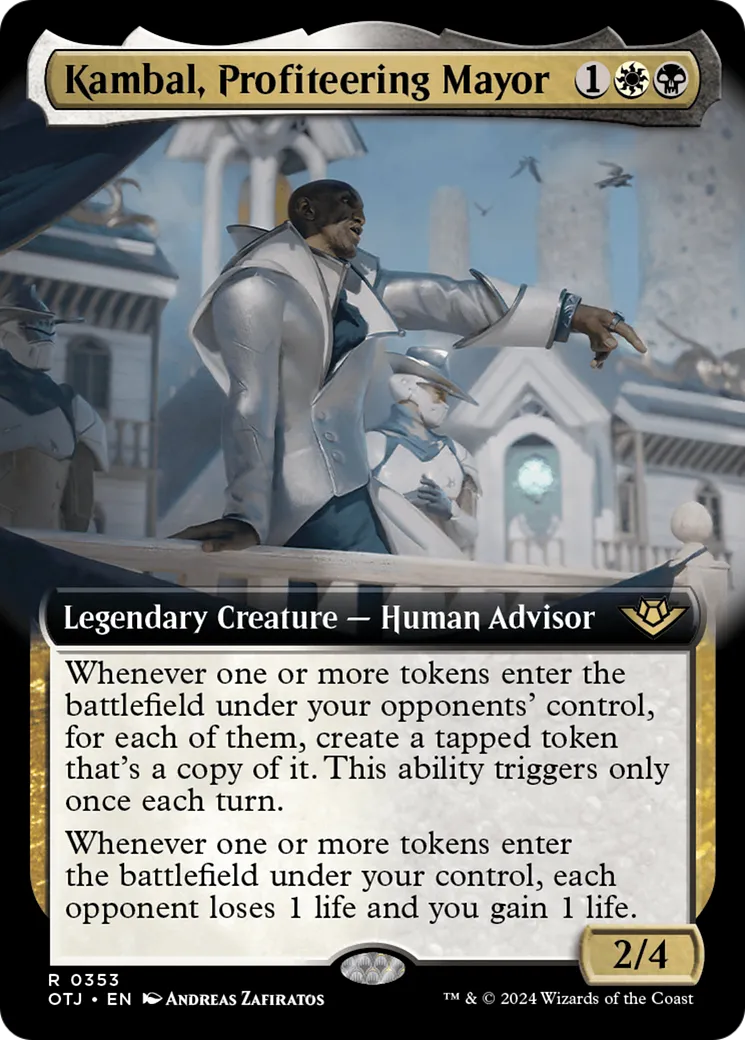 Kambal, Profiteering Mayor — Outlaws of Thunder Junction — Magic: The Gathering