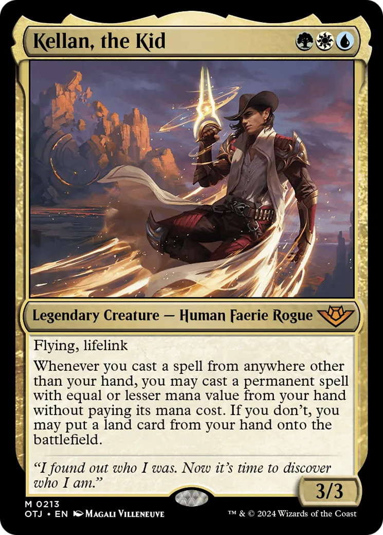 Kellan, the Kid — Outlaws of Thunder Junction — Magic: The Gathering