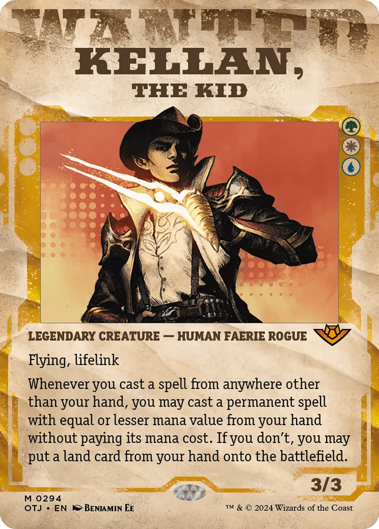 Kellan, the Kid — Outlaws of Thunder Junction — Magic: The Gathering