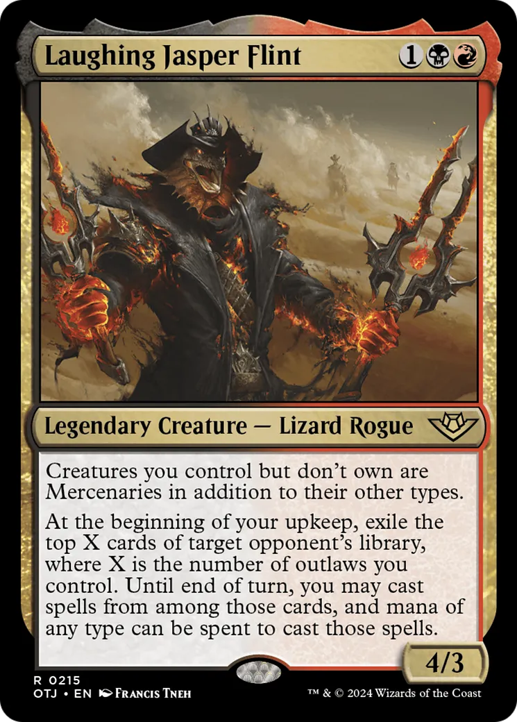 Jasper Silex le Ricaneur — Outlaws of Thunder Junction — Magic: The Gathering