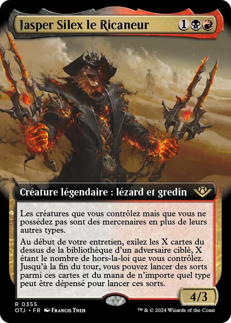 Jasper Silex le Ricaneur — Outlaws of Thunder Junction — Magic: The Gathering