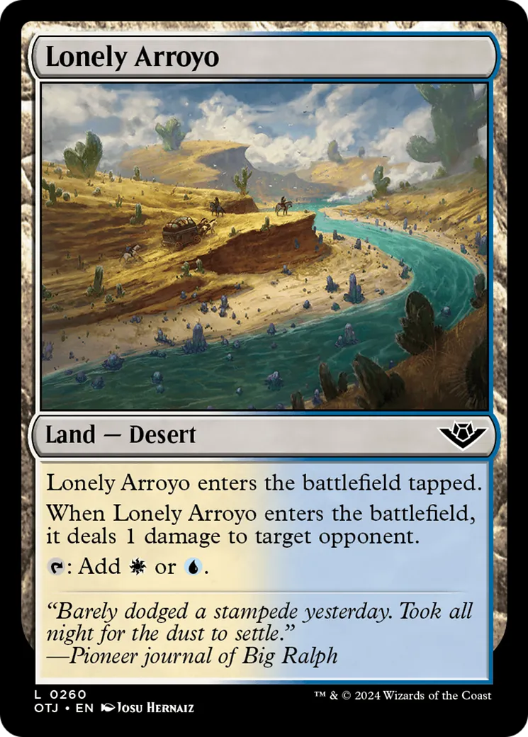 Arroyo isolé — Outlaws of Thunder Junction — Magic: The Gathering