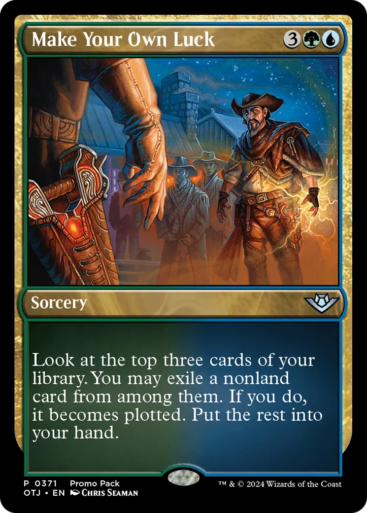 Provoquer la chance — Outlaws of Thunder Junction — Magic: The Gathering