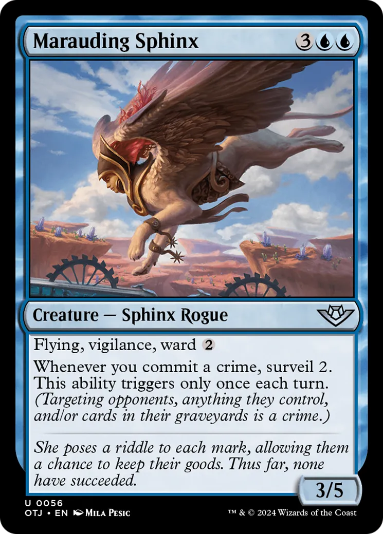 Marauding Sphinx — Outlaws of Thunder Junction — Magic: The Gathering