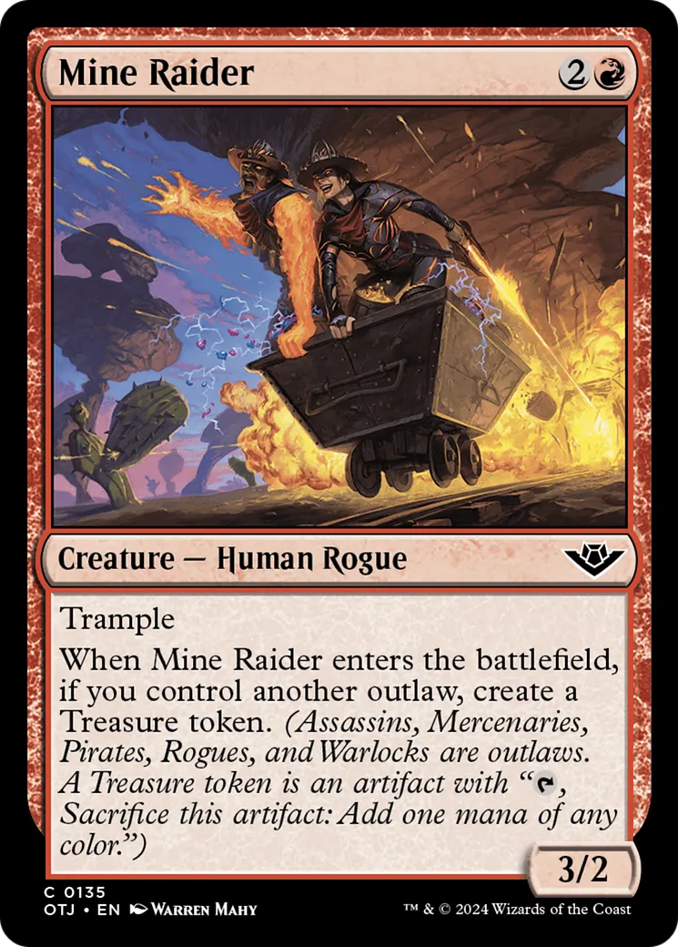 Mine Raider — Outlaws of Thunder Junction — Magic: The Gathering