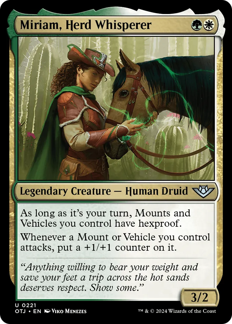 Miriam, celle qui murmure au troupeau — Outlaws of Thunder Junction — Magic: The Gathering