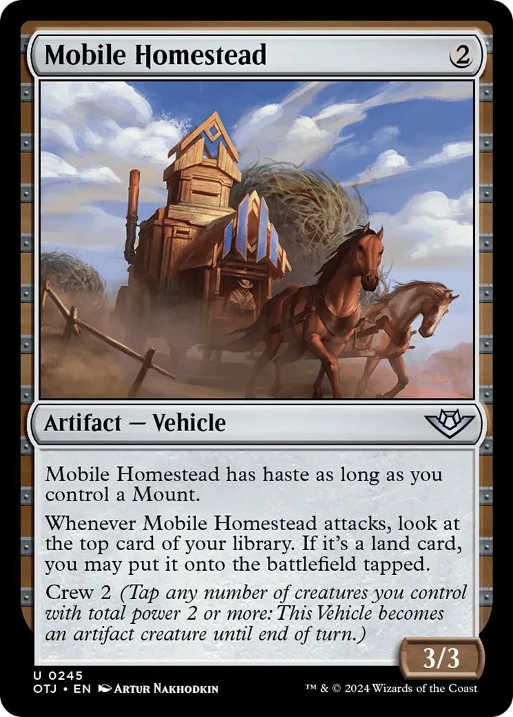 Mobile Homestead — Outlaws of Thunder Junction — Magic: The Gathering