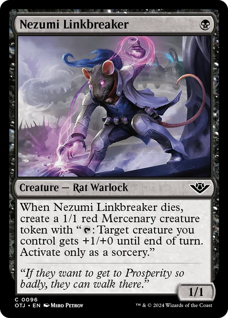 Brisechaîne nezumi — Outlaws of Thunder Junction — Magic: The Gathering