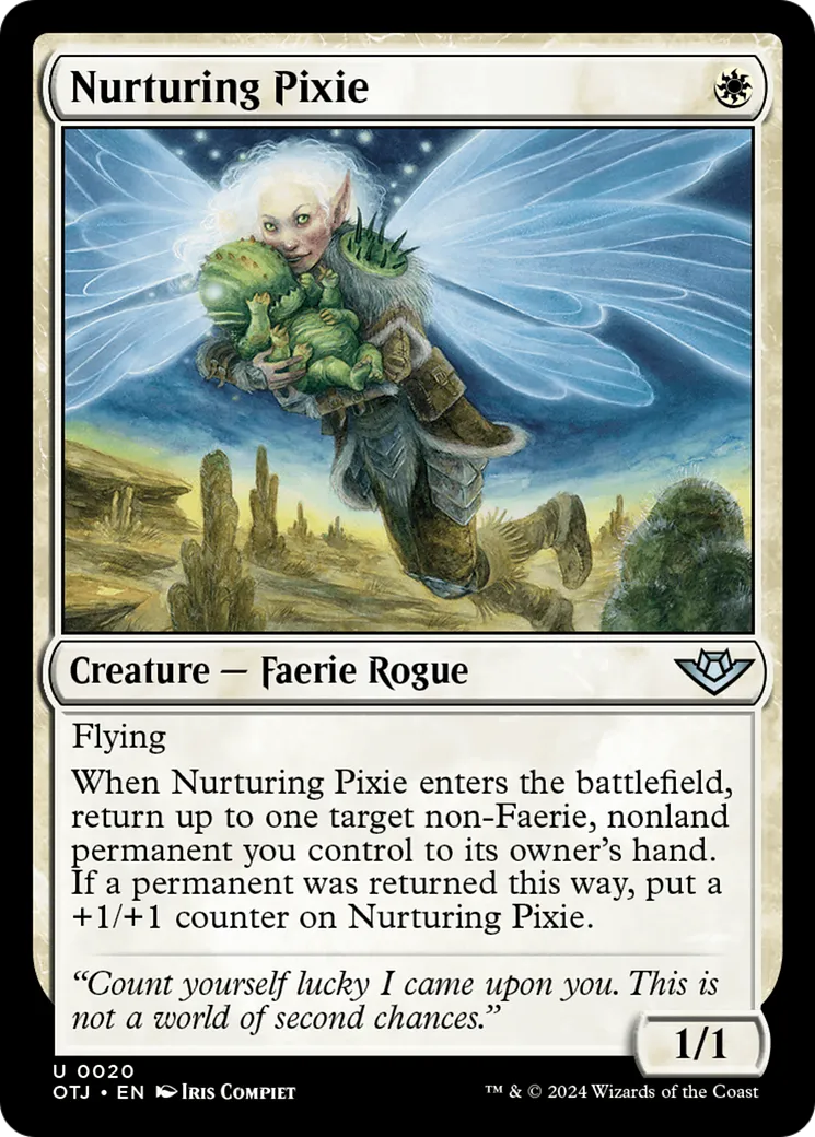 Nurturing Pixie — Outlaws of Thunder Junction — Magic: The Gathering