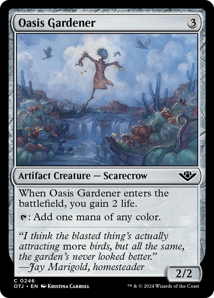 Oasis Gardener — Outlaws of Thunder Junction — Magic: The Gathering