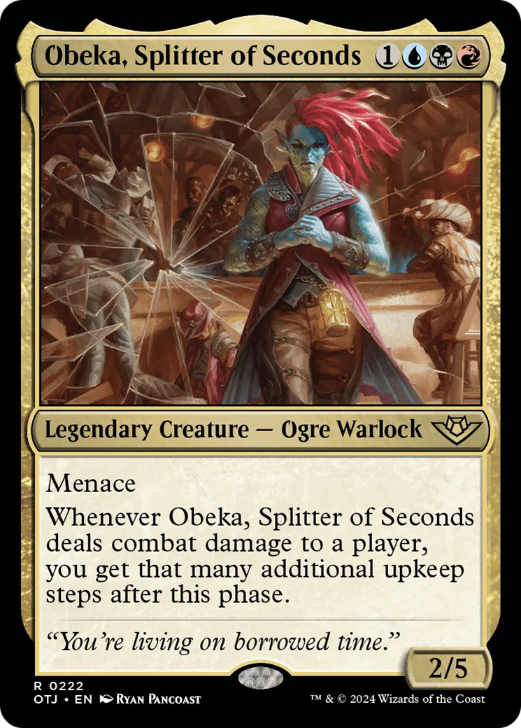 Obeka, fractionneuse de secondes — Outlaws of Thunder Junction — Magic: The Gathering