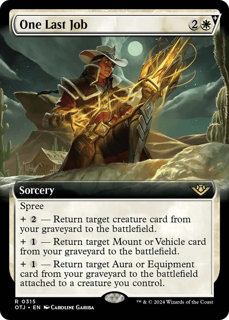 One Last Job — Outlaws of Thunder Junction — Magic: The Gathering