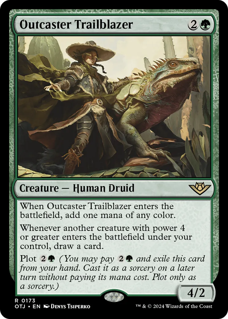 Outcaster Trailblazer — Outlaws of Thunder Junction — Magic: The Gathering